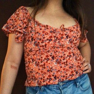 Floral Off the Shoulder Top